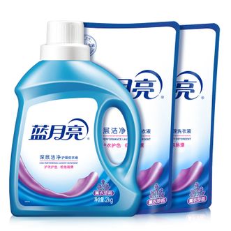 蓝月亮  深层洁净洗衣液（2kg瓶+袋装1kg*2）薰衣草香