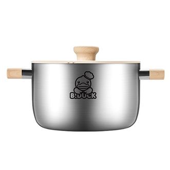 炊大皇（COOKER KING）  小黄鸭联名不锈钢汤锅  22cm炖煮锅  TG22XHYG