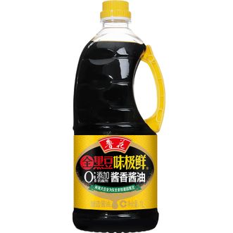 鲁花  黑豆味极鲜 酱香酱油 1L