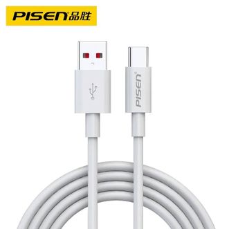 品胜(PISEN)  type-c数据线5a快充全兼容 66W充电器线适用华为Mate60/P70/pocket2荣耀oppo小米14安卓手机  1米