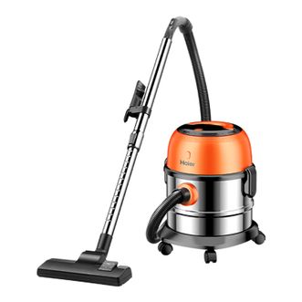 海尔（Haier）桶式吸尘器 家用车用不锈钢 干湿吹三用大功率大吸力吸尘机 15L大容量 HZ-T715