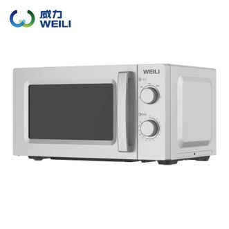 威力（WEILI）  家用微波炉简易解冻够快够鲜 多面散热孔W-204D 银色