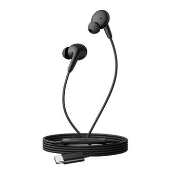 漫步者/EDIFIER  入耳式有线耳机 Type-C金标认证音质耳麦H230P耳塞黑