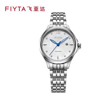 飞亚达/Fiyta  商场同款丨花语系列 女士手表 机械表 休闲百搭女表 钢带