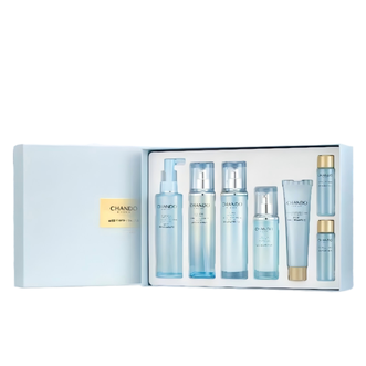 自然堂/Chando  舒缓修护保湿系列套装(洁水乳精)
