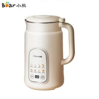 小熊/Bear  豆浆机DJJ-H08C1 白月光豆浆机破壁机 1L快豆浆大容量3-4人用全自动免煮