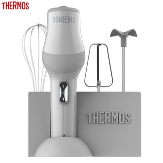膳魔师（THERMOS）  手持搅拌机电动打蛋器多头料理机 打发器手持打蛋机烘焙打奶油打面粉打发机辅食机EHA-5603A灰色