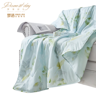 梦洁家纺  舒柔清爽夏凉被 小时梨 200*230cm 礼盒装