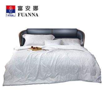 富安娜 锦瑟年华提花桑蚕丝夏被 203*229cm 富安娜 锦瑟年华提花桑蚕丝夏被 203*229cm