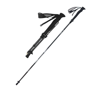 伯希和  轻羽超轻3K碳纤维折叠杖登山杖  165036003 曜石黑（S/M/L，尺寸请备注）