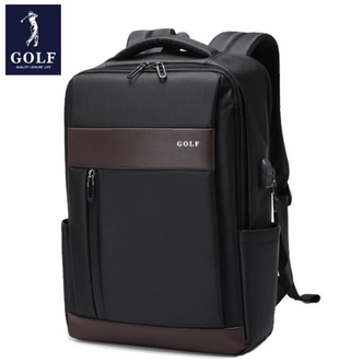 GOLF  新款大容量笔记本电脑包出差旅行包多功能充电通勤双肩包 D933849