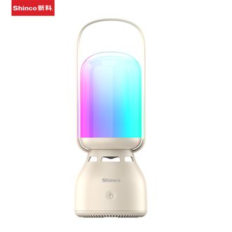 新科/Shinco  蓝牙音响炫彩露营音箱HiFi音质立体环绕音桌面家用小型音箱炫彩音乐灯光 K5
