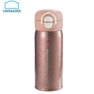 乐扣乐扣  钛享纯钛双盖弹跳杯350ml容量保温杯一盖两用便携水杯