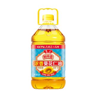 鲁花  葵花籽油 食用油浓香葵花仁油压榨一级5L