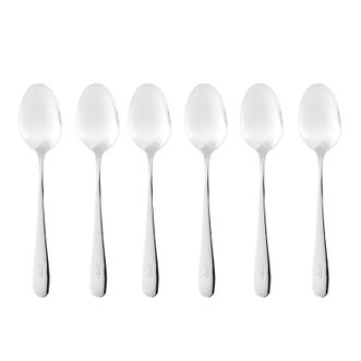 菲仕乐（Fissler）  不锈钢大餐勺六件套 亮光质感餐具带防滑手柄