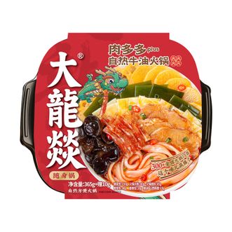 大龙燚  肉多多自热火锅方便速食365g/盒