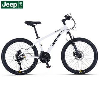 Jeep  吉普青少年自行车学生24寸儿童自行车减震碟刹变速山地车-C800 24速