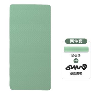 赛丹孚  加厚加宽野餐垫户外运动垫瑜伽垫子防滑儿童健身防潮沙滩露营地垫配绑绳 183*80*1.2cm（不带体位线）