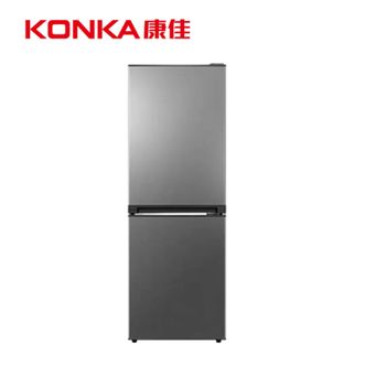 康佳/Konka  小型家用钛金灰面板双门电冰箱BCD-178D2GQ 灰色系 178L