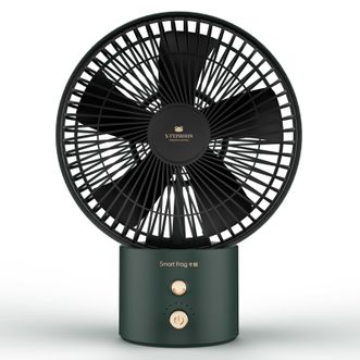 卡蛙  USB小风扇大风力台式桌面扇家用电风扇办公室宿舍小电扇静音卧室摇头手持扇 KW-MF600