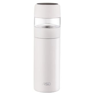 爱仕达（ASD）  汐格系列350ML真空304不锈钢泡茶杯保温杯保冷杯水杯旅行杯户外水杯茶水分离杯保温水壶RWS35P06TG-W（颜色随机））