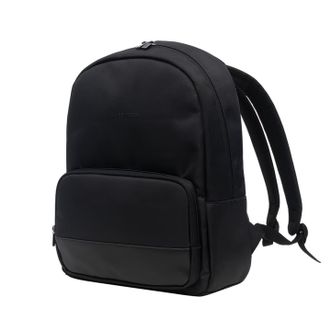 地平线8号  （LEVEL8）休闲双肩包背包 大容量男女电脑包洗漱包组合套装 黑色