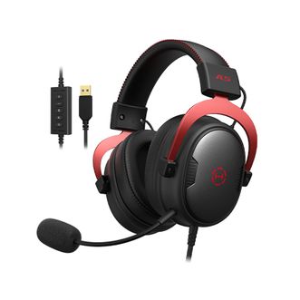 漫步者/EDIFIER  空间音频头戴式USB7.1.4全景声游戏耳机A5 陀螺仪超大复合振膜带线控音乐电竞耳麦 可插拔麦克风
