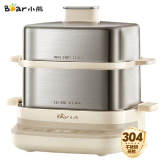 小熊/Bear  煮蛋器 蒸蛋器家用小型电蒸锅2-3人用 智能早餐机神器蒸红薯蒸玉米智能预约