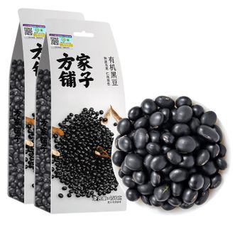 方家铺子 有机黑豆450g/米砖*2 黑豆粗粮 方家铺子 有机黑豆450g/米砖*2 黑豆粗粮