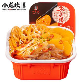 小龙坎/SHOO LOONG KAN  自热火锅方便速食 牛油素菜365g 懒人自煮自热即食网红小火锅