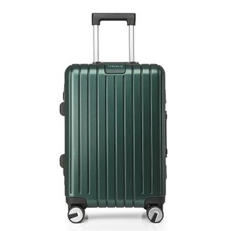 途柏丽/TOBERLIR  经典线条设计轻量坚韧铝框拉杆箱24寸 080631-24