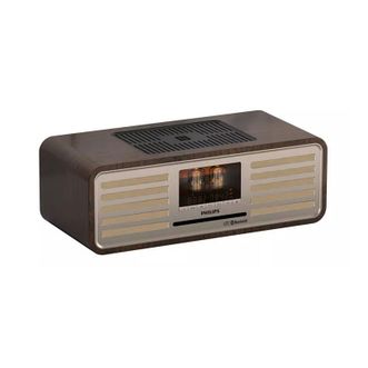 飞利浦/Philips  CD桌面音响桌面音响家用复古发烧胆机音箱收音机发烧级无线蓝牙音箱迷你音响 TAM7208