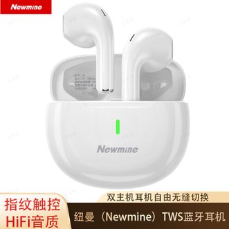 纽曼（Newmine）  真无线蓝牙耳机半入耳式耳机长续航音乐低延迟HiFi音质 D8
