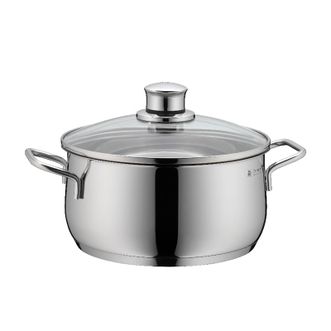 WMF  双耳炖锅不锈钢汤锅煮汤锅炖锅【20cm】