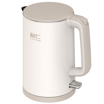 利仁/LIVEN  新款烧水壶电热水壶电水壶0涂层食品级304不锈钢1.7L大容量1850W无缝内胆自动断电开水壶SH-S1711