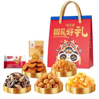 味滋源  国民好礼零食礼袋428g 节日送礼福利