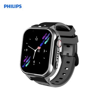 飞利浦（PHILIPS）  W2218- 星空黑  儿童电话手表 精准定位智能手表 小学生儿童初中4G全网通视频拍照防水男女孩礼物儿童手表