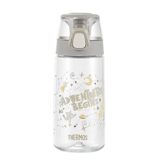 膳魔师（THERMOS）  儿童水杯大容量水杯学生上学便携随行运动直饮杯宝宝TCSK-500ML带提手联名颜色随机发