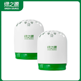 绿之源  除甲醛凝胶 甲醛清除剂净化新房家用车用 绿卫士除醛魔罐  160g*2盒