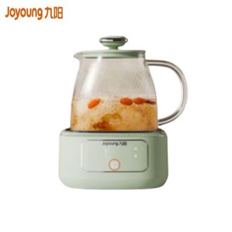 九阳/Joyoung  养生壶WY104  全玻璃0胶水净萃养生壶 烧水加快40% 炖煮恒温泡茶壶电热水壶办公室1L迷你花茶壶  绿色