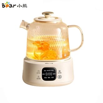 小熊/Bear  全玻璃养生壶YSH-E12S2 恒温壶家用办公室多功能煮茶壶花茶壶0金属0胶0拼接养生杯电热烧水壶24h预约保温