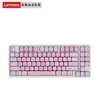 联想（Lenovo）  异能者客制化机械键盘 MK85PRO 慵懒喵喵 全键热插拔gasket结构热升华三模无线蓝牙电竞游戏办公键盘