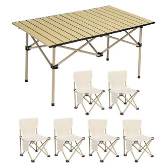 传枫  户外长条折叠桌椅7件套 CZ-2007