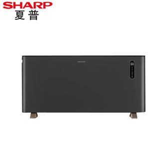夏普/Sharp  取暖器欧式快热炉家用电暖器石墨烯大面积散热电暖气智能语音节能5D焰火加湿HX-CR222B-W