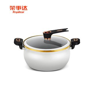 荣事达/Royalstar  晶瓷大肚锅 26CM 汤锅 麦饭石不粘涂层 RG-TC326SN(01)