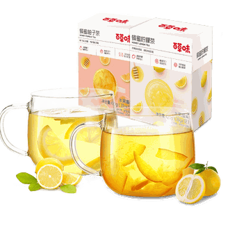 百草味 蜂蜜柚子茶420g*1盒 独立小包装 热饮冲泡水果茶