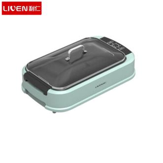 利仁  电烧烤炉KL-D380烤串机商用家用韩式电烤盘烤羊肉串1500W大功率分体拆洗少烟