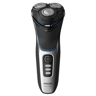 飞利浦/Philips  电动剃须刀  S3206 三刀头 1小时充电 干湿双剃全身水洗 男士电动刮胡刀剃胡刀胡须刀