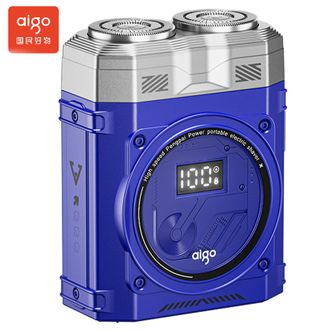 aigo  剃须刀电动刮胡刀迷你便携剃胡须子刀送男友老公男士刮胡子全身水洗干湿两用