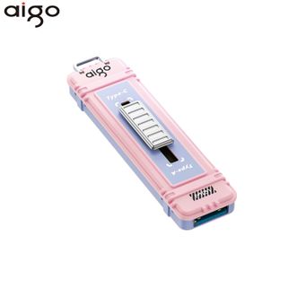 爱国者（aigo）  双接口U盘M1【粉-1TB】 USB3.2 Type-C 高速固态u盘 读写同速1000MB/s 适用手机电脑平板 大容量优盘